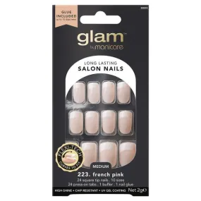 Manicare - Glam Long Lasting Salon Nails 223.French Pink