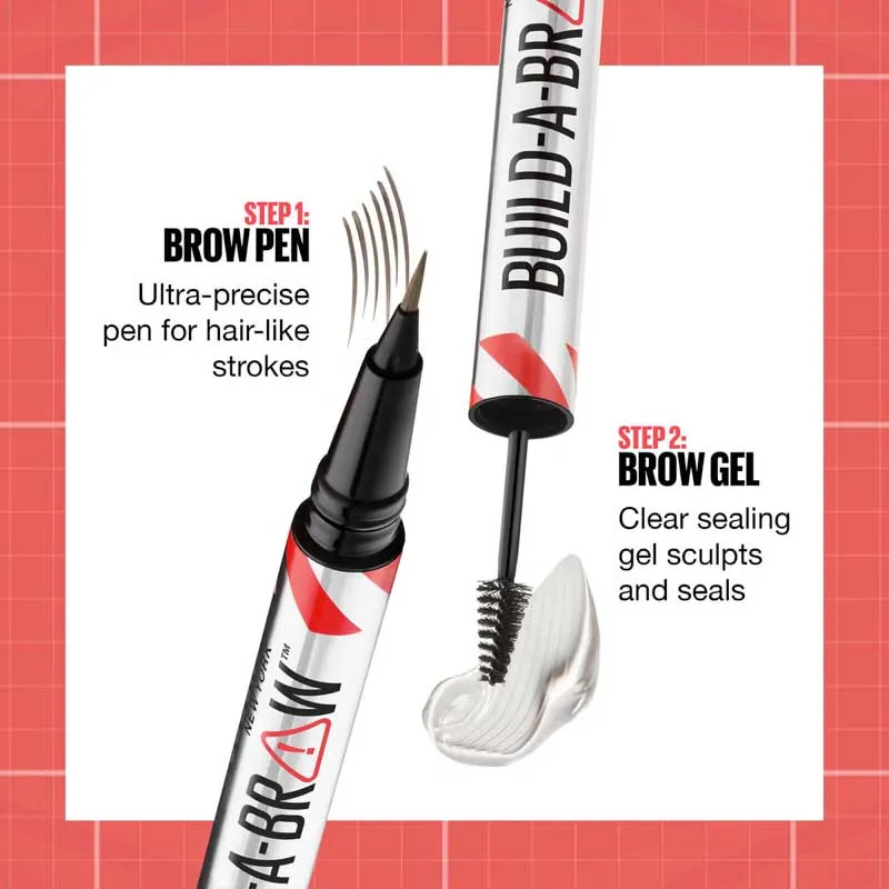 Maybelline Build-A-Brow 2-in-1 Brow Pen & Gel