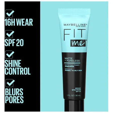 MAYBELLINE Fit Me Matte   Poreless Primer