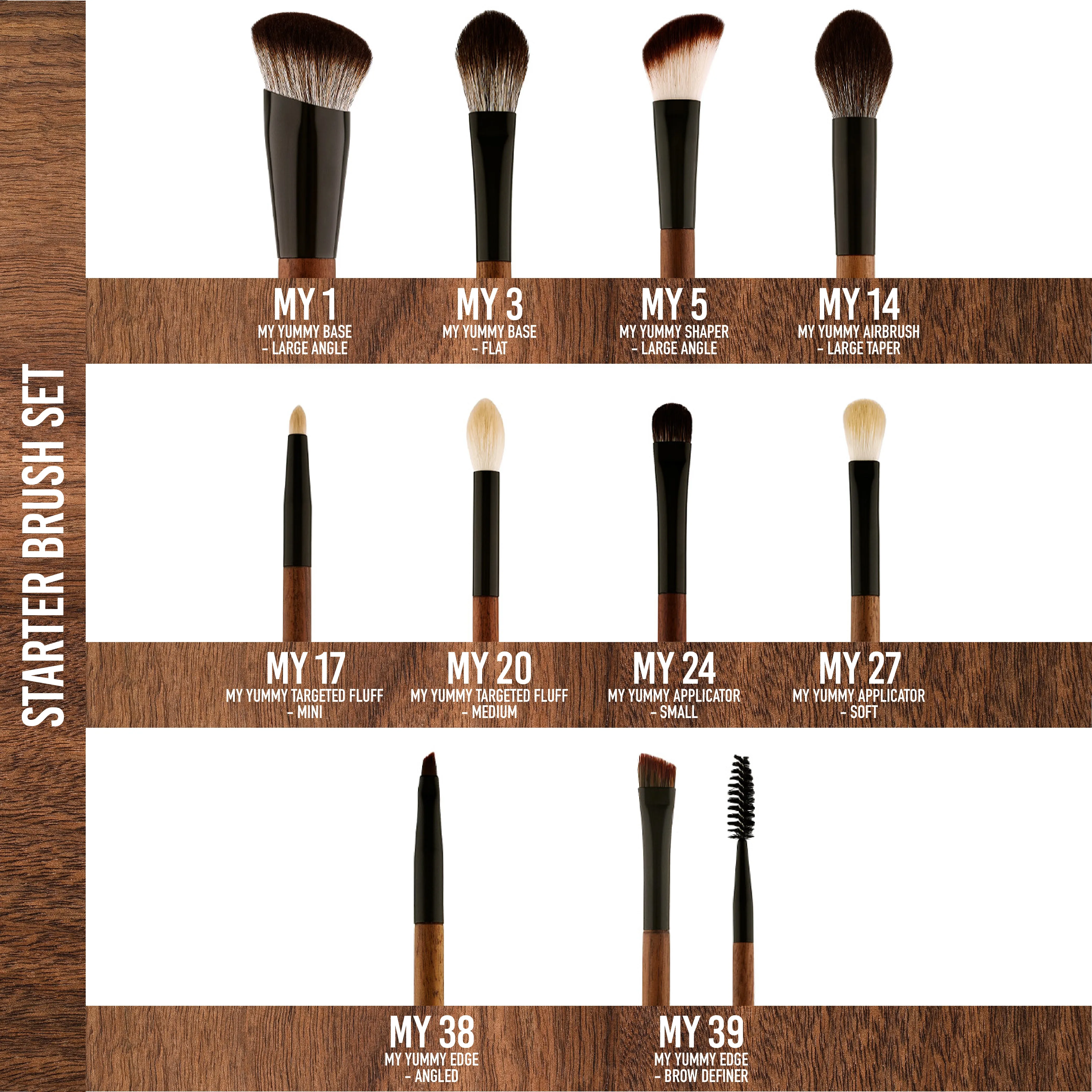 MY YUMMY BRUSH COLLECTION: STARTER EDITION