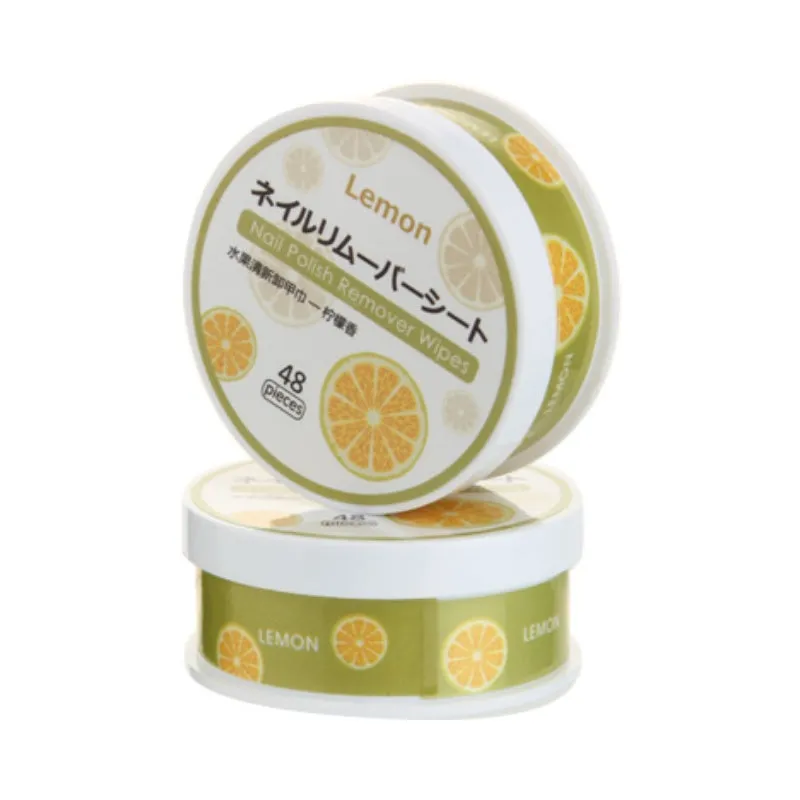Nail Polish Cleansing Wipes(Lemon Fragrance)