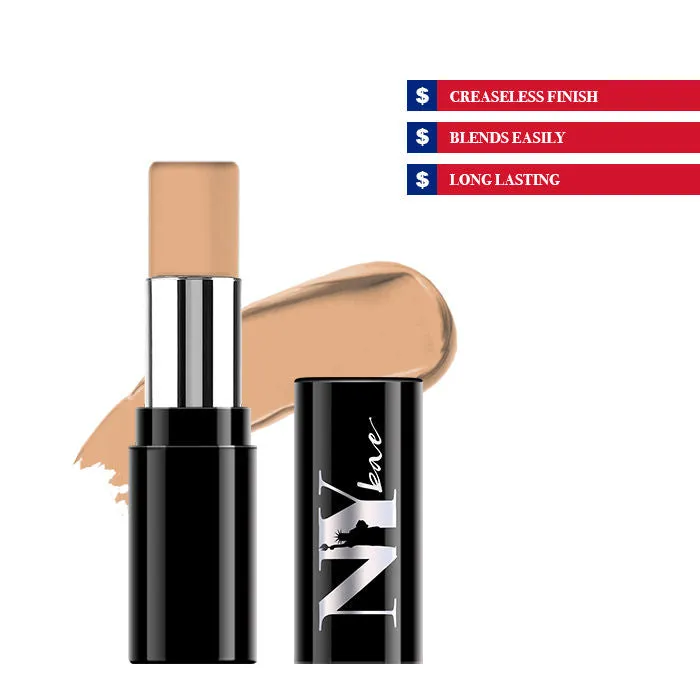 NY Bae Castor Oil Infused Foundation Concealer Colour Corrector Stick, For Fair Skin, Hiding in City Hall - The Soft Beige Secret Treasures 6 (4.8 g)