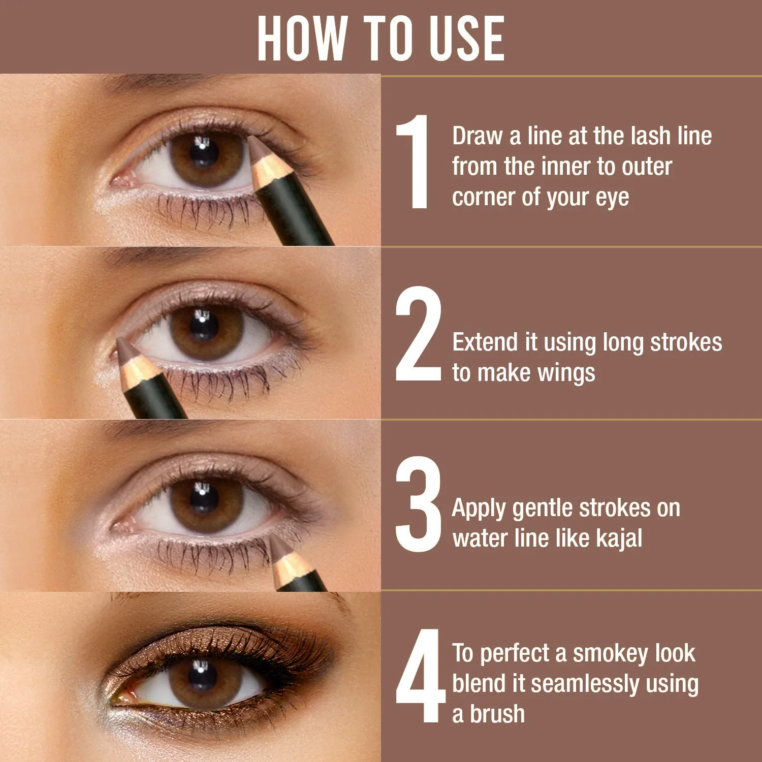 NY Bae High Eyeland - Eye Pencil, High on Brown 5 (0.8g)