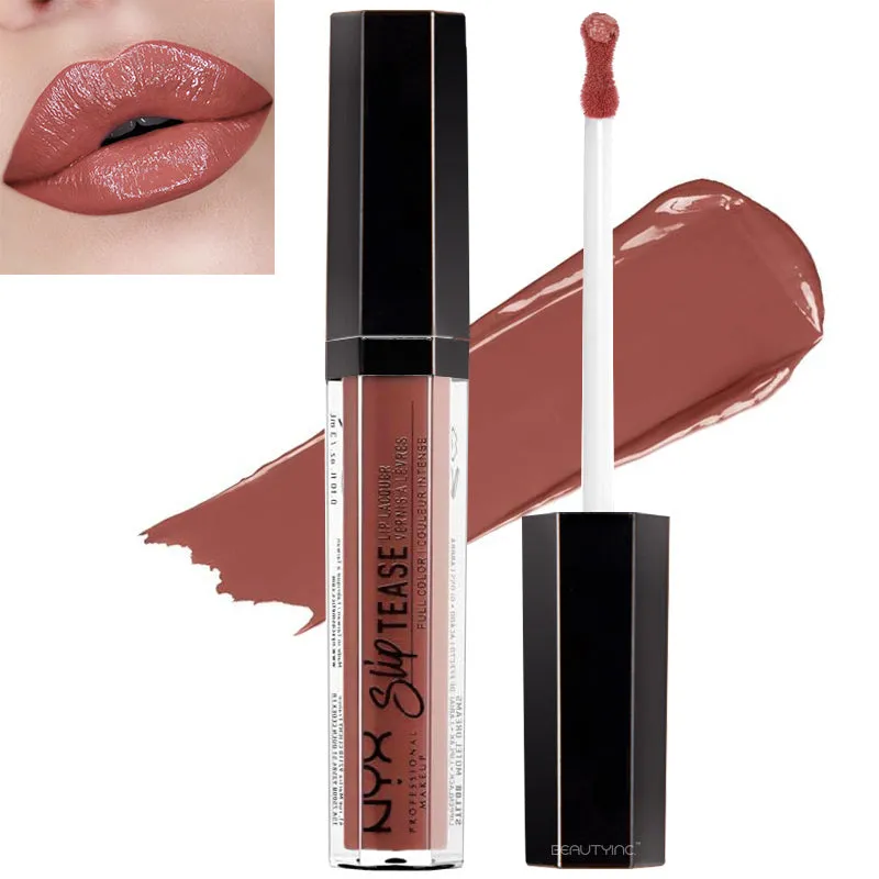 NYX Slip Tease Lip Lacquer Full Color Couler Intense