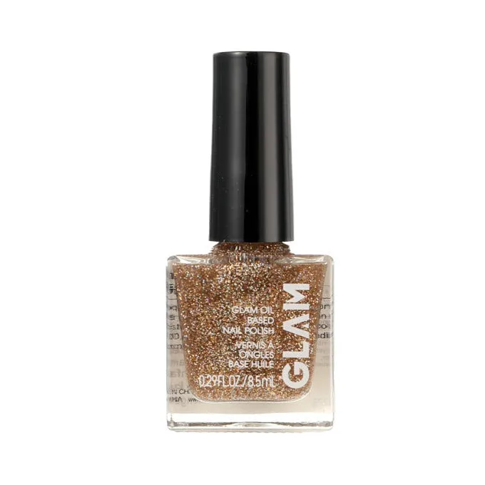 Pack Of 2 | GLAM Oil Based Nail Polish(Shiny Gold)