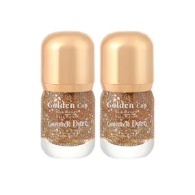 Pack Of 2 | Golden Cap Oil-based Nail Polish(22 Bright Gold)