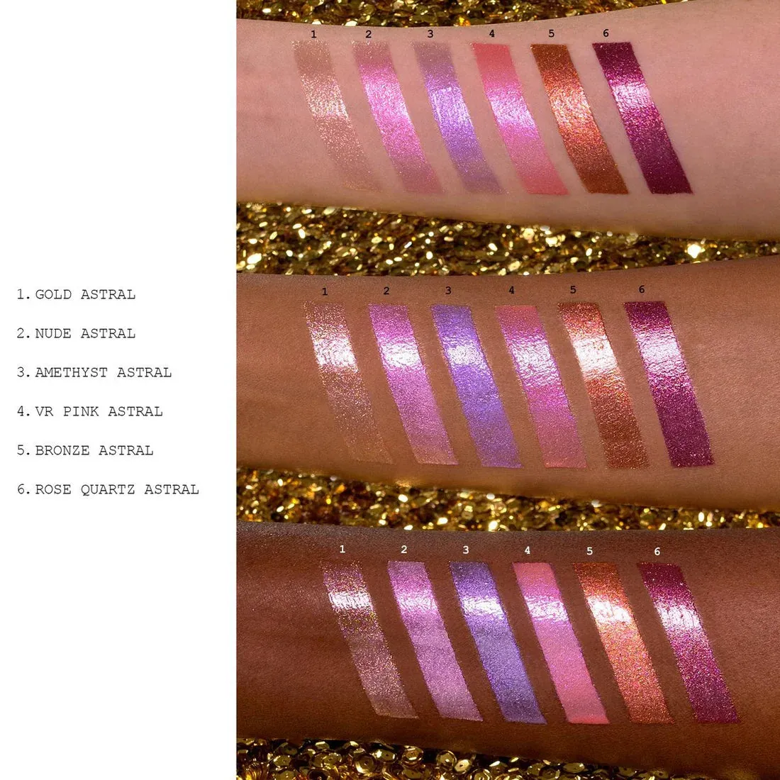 Pat McGrath Lip Fetish Astral Balm Bronze (Warm Bronze with Gold and Pink Sparkle)