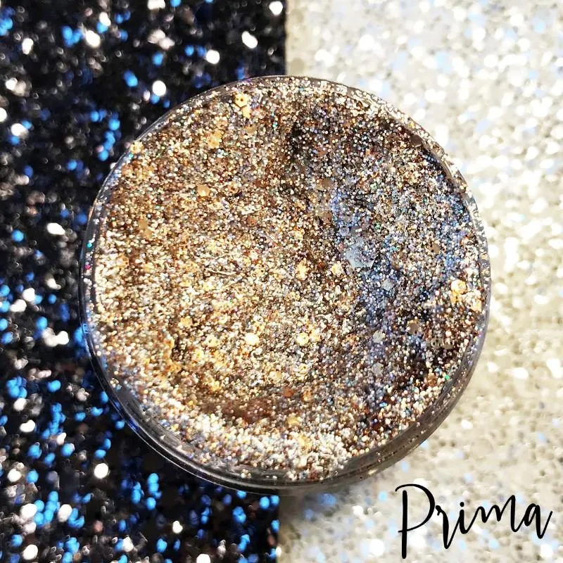 Prima Makeup Holographic Glitter Paste - Chameleon Collection - Prosecco Princess
