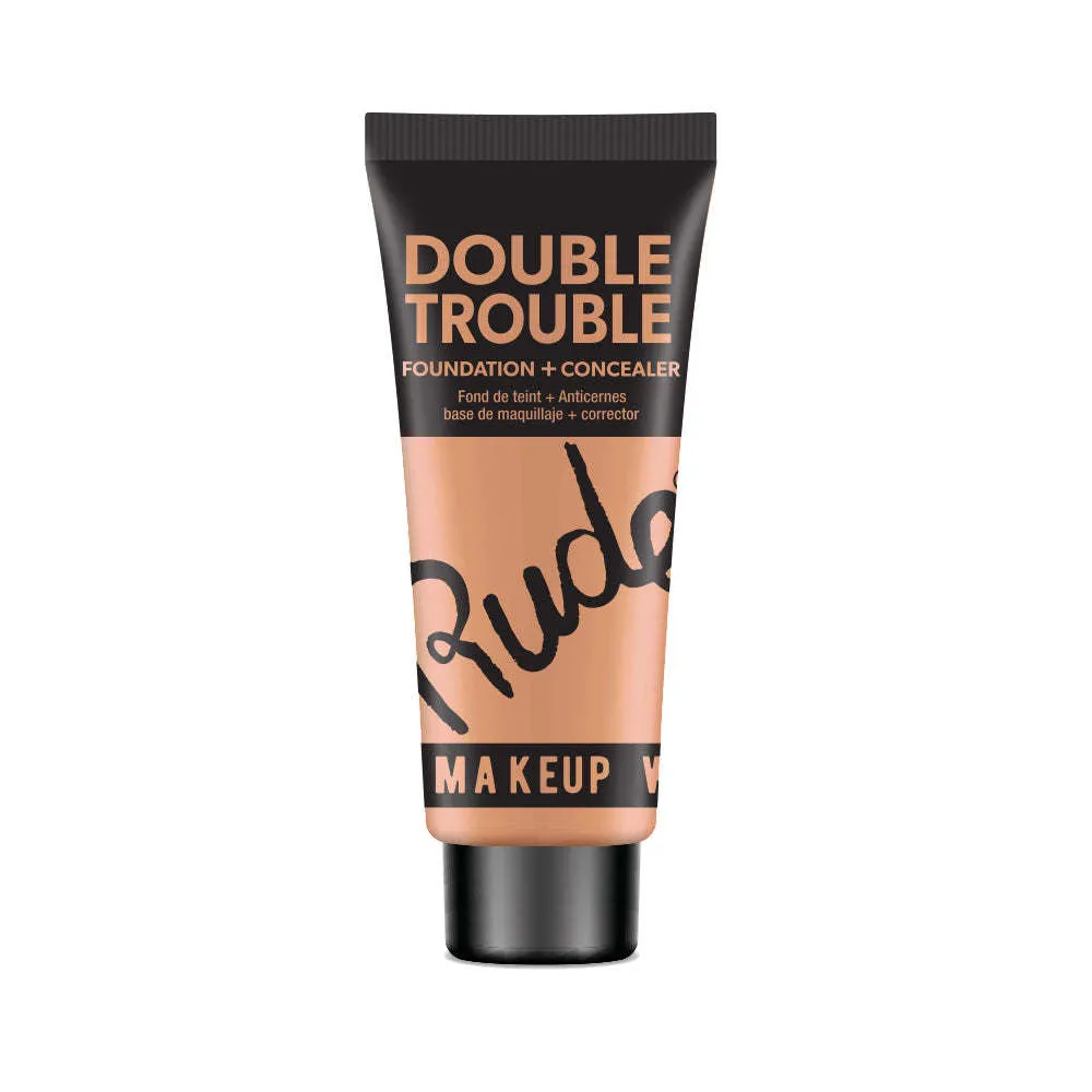 RUDE Double Trouble Foundation   Concealer