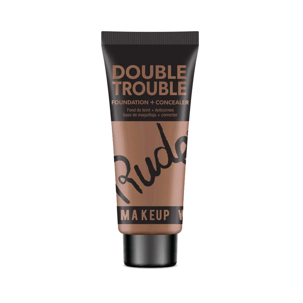 RUDE Double Trouble Foundation   Concealer