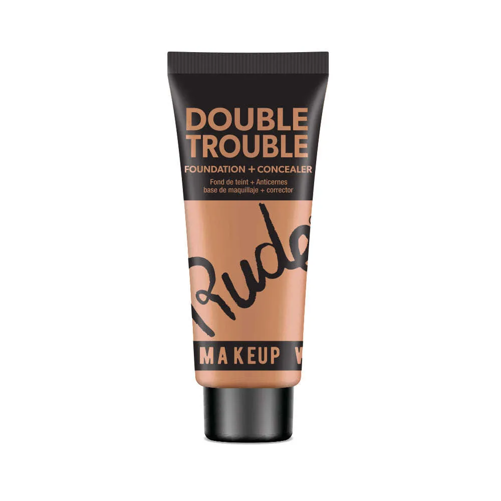 RUDE Double Trouble Foundation   Concealer