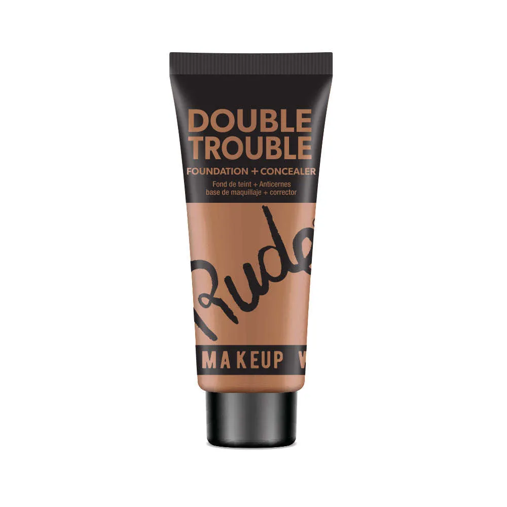 RUDE Double Trouble Foundation   Concealer
