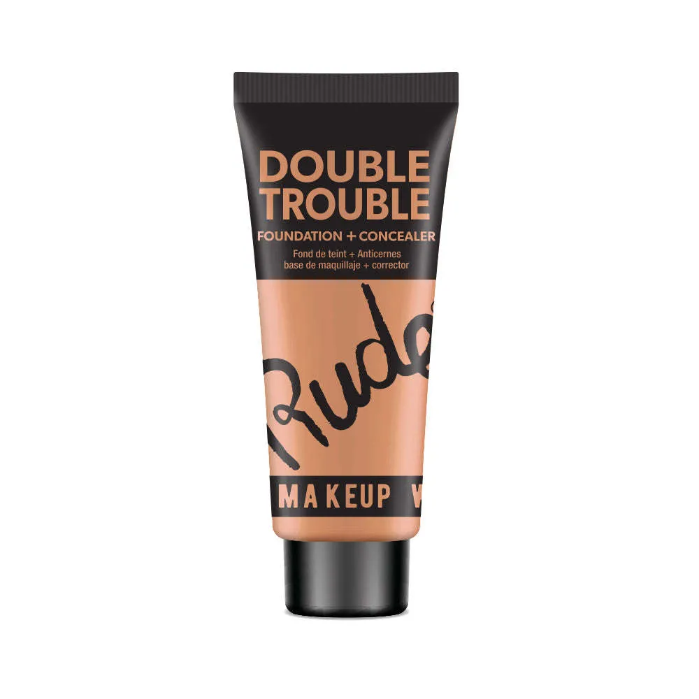 RUDE Double Trouble Foundation   Concealer