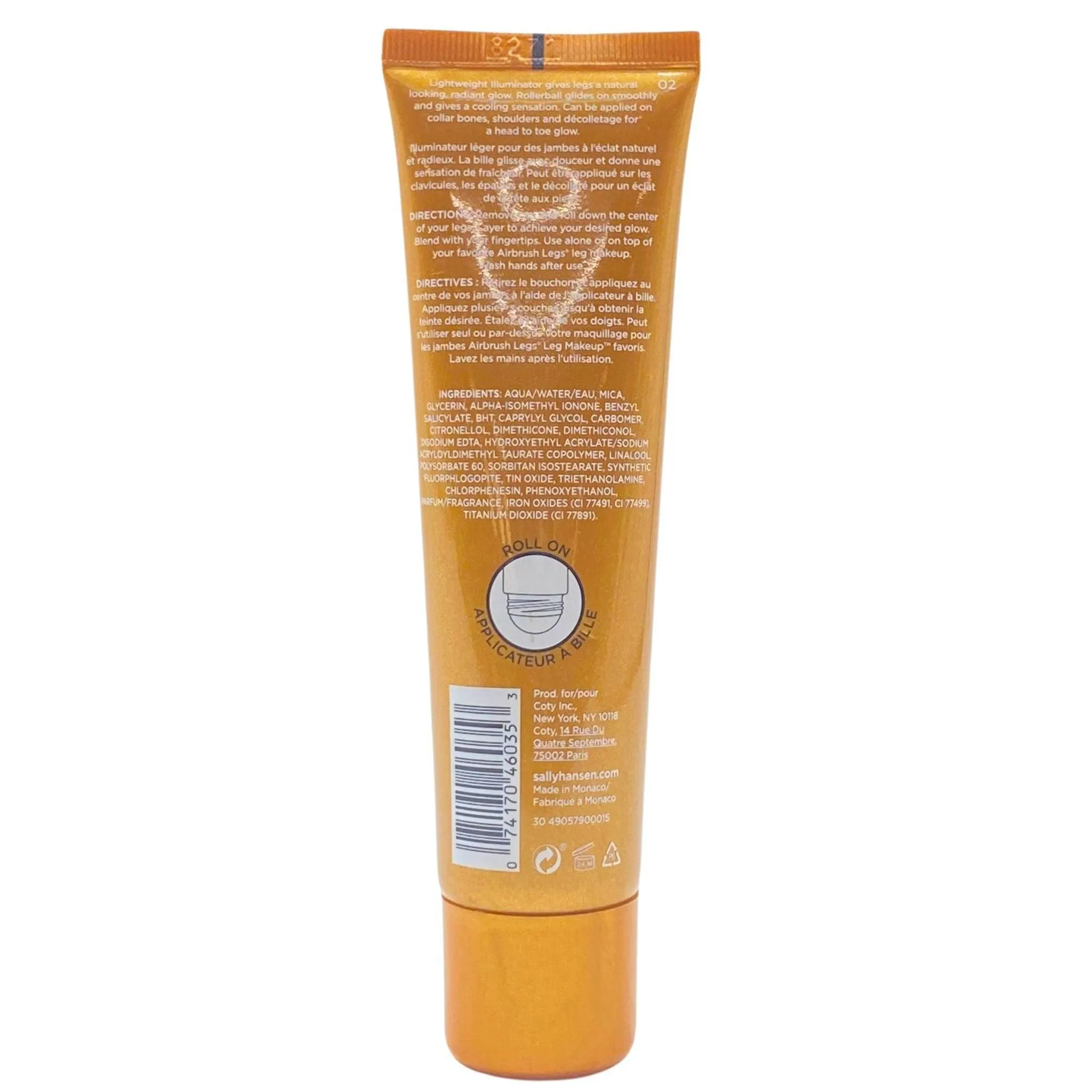 Sally Hansen Airbrush Legs Golden Glow Highlighter 3.3oz (50 Pcs Lot)