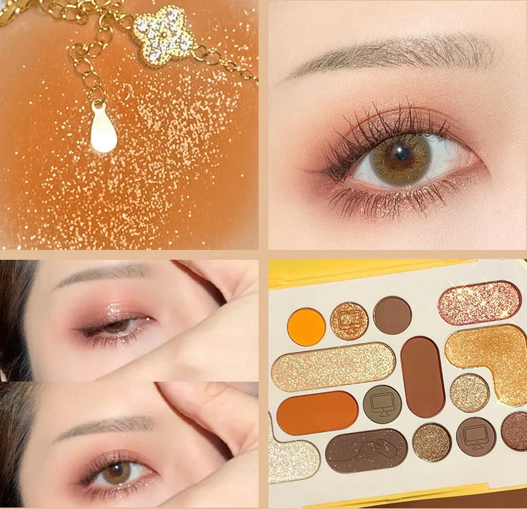 Seventeen color keyboard eye shadow MK0048