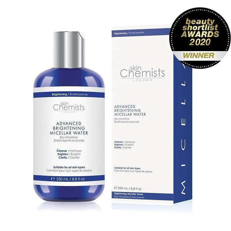 skinChemists Advanced Brightening Marine Micellar Water 250ml Twin Value Savings Pack