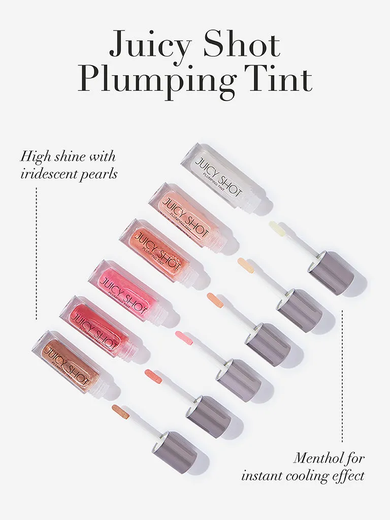 Studiowest Juicy Shot Plumping Tint- Dainty S-01 Silver Lip Gloss - 4 ml