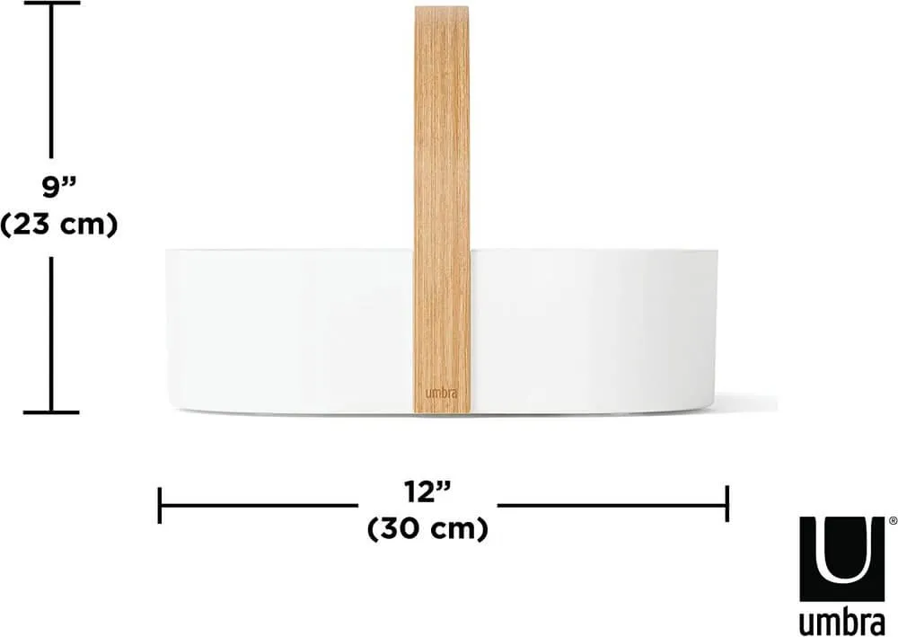 Umbra Bellwood Bathroom Storage Caddy White