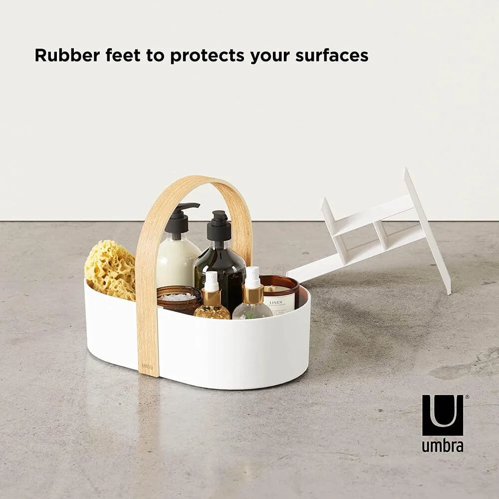 Umbra Bellwood Bathroom Storage Caddy White