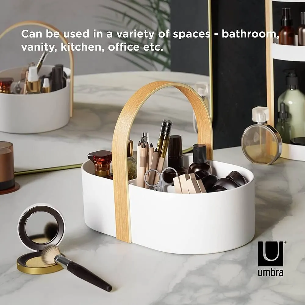 Umbra Bellwood Bathroom Storage Caddy White