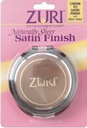 Zuri Naturally Sheer Satin Finish Pressed Powder - Suede